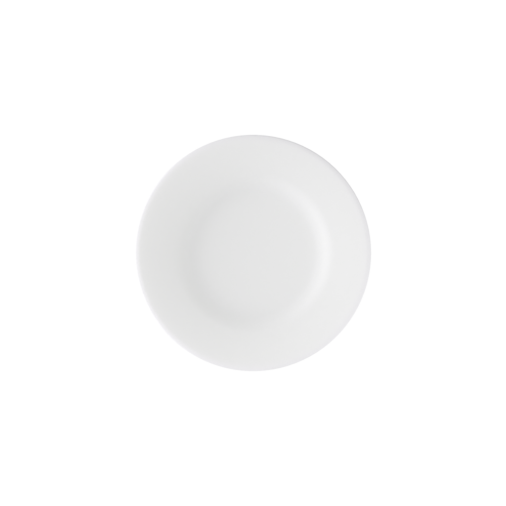 Anmut Appetizer/ Bread Plate - White, 6.5'', Premium Bone Porcelain