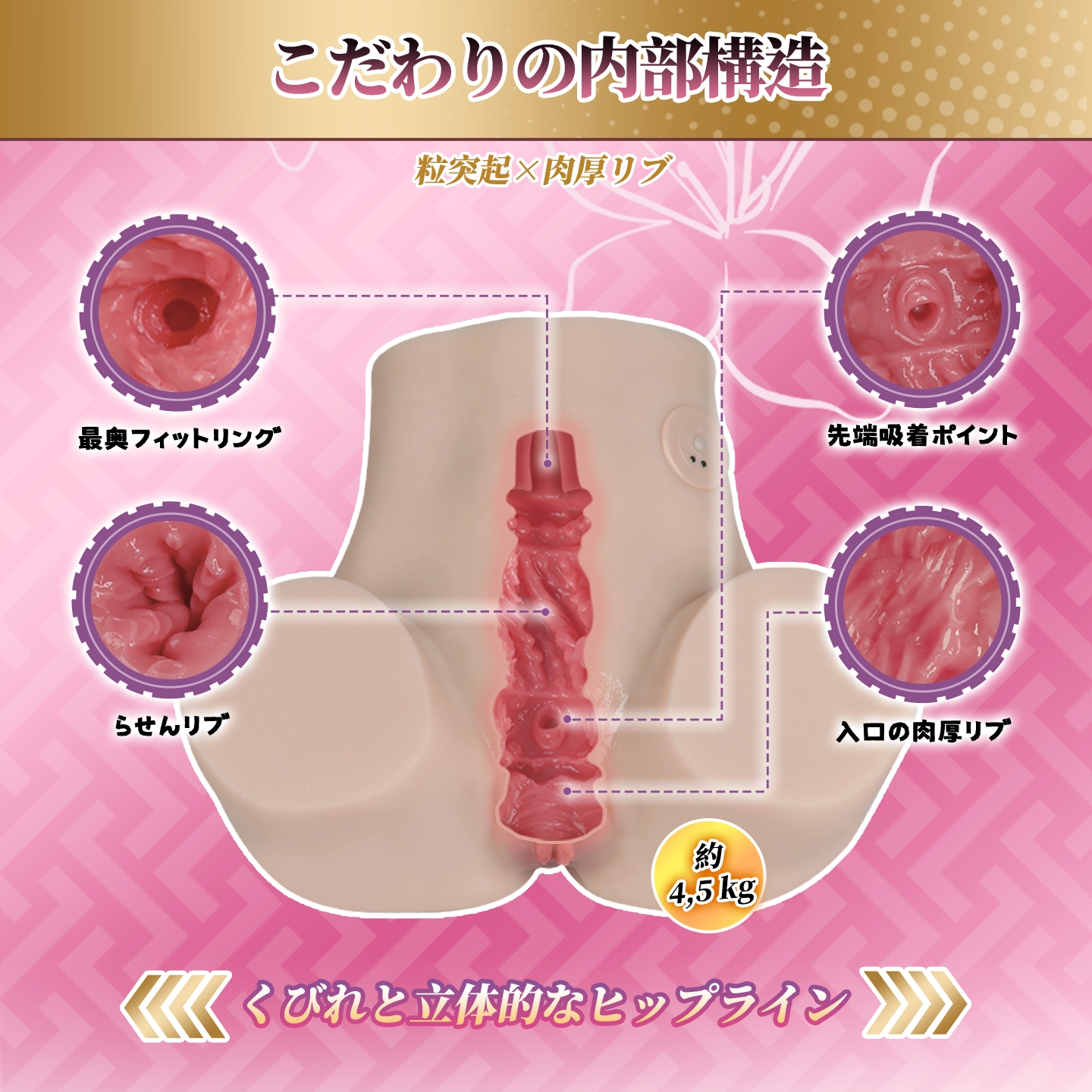 Male masturbator cup with soft silicone interior