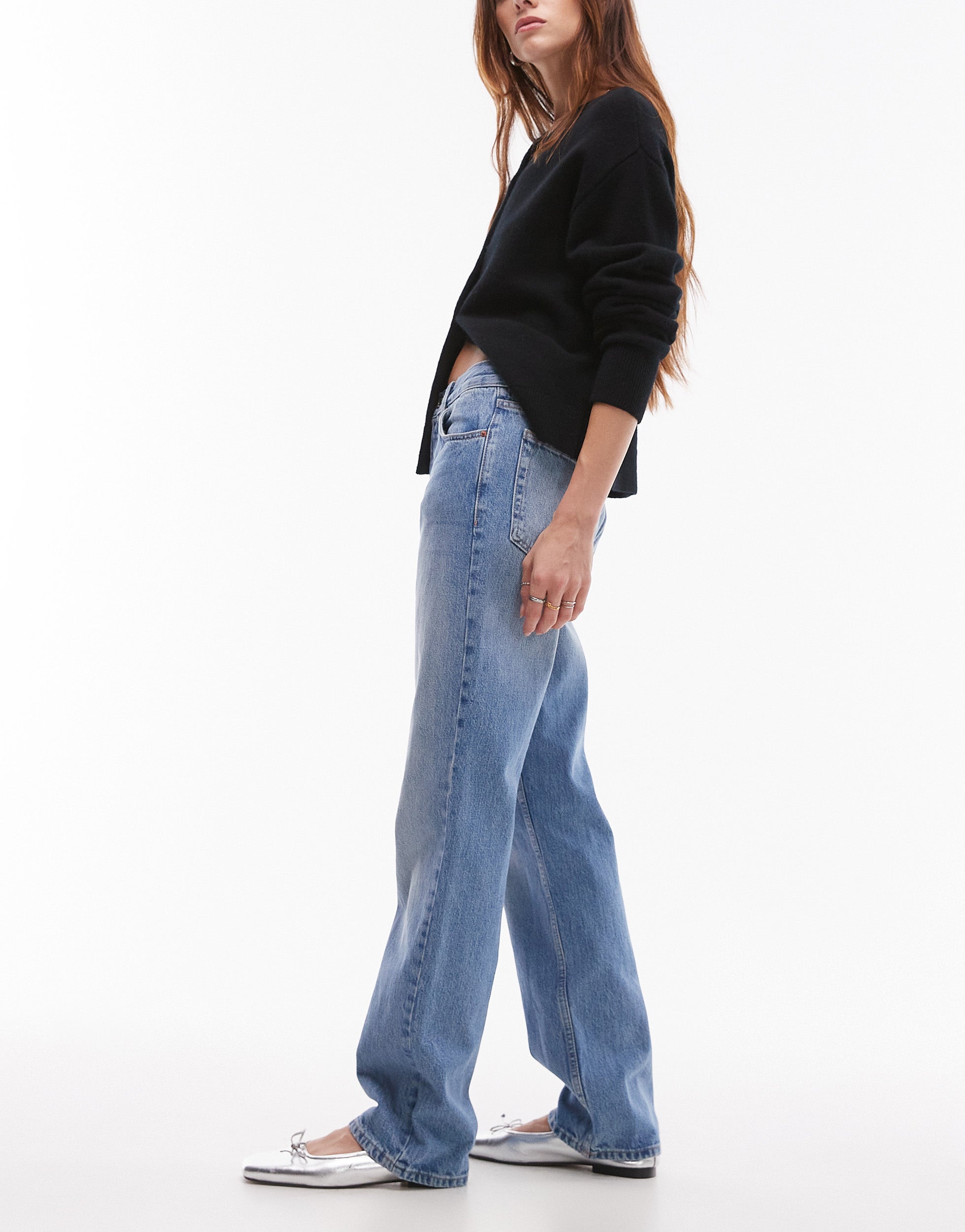 VERO MODA® TOPSHOP Mid rise Straight Fit Jeans