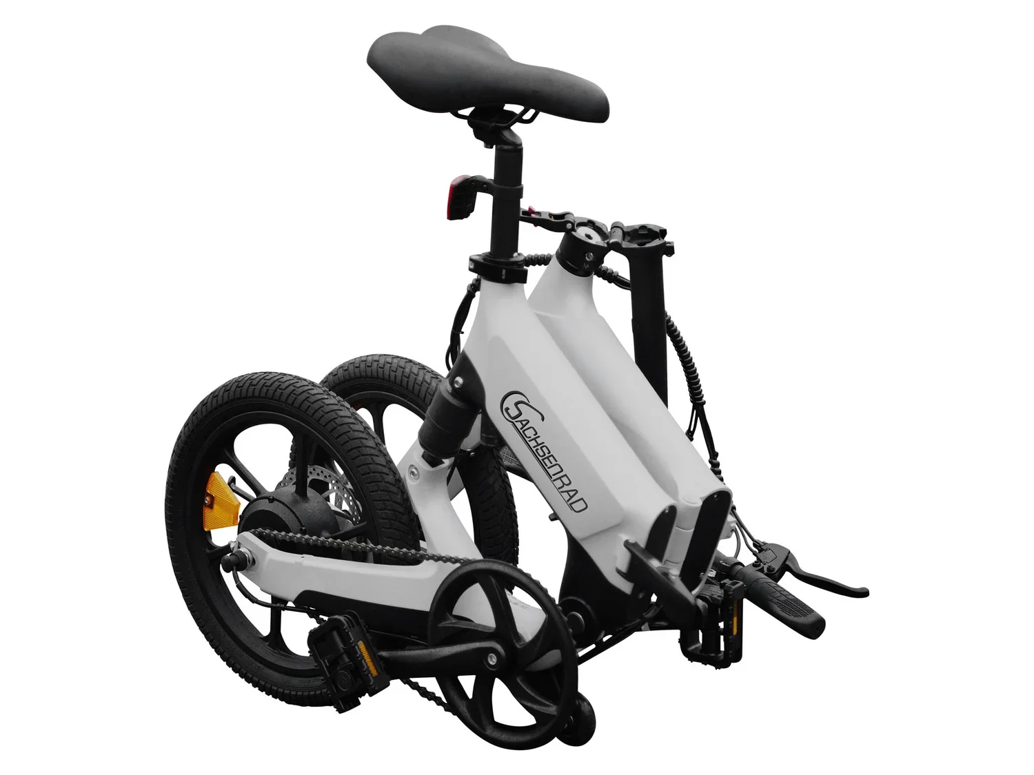 SachsenRad Vlo lectrique pliable E-Folding Race Bike F12, 16 pouces