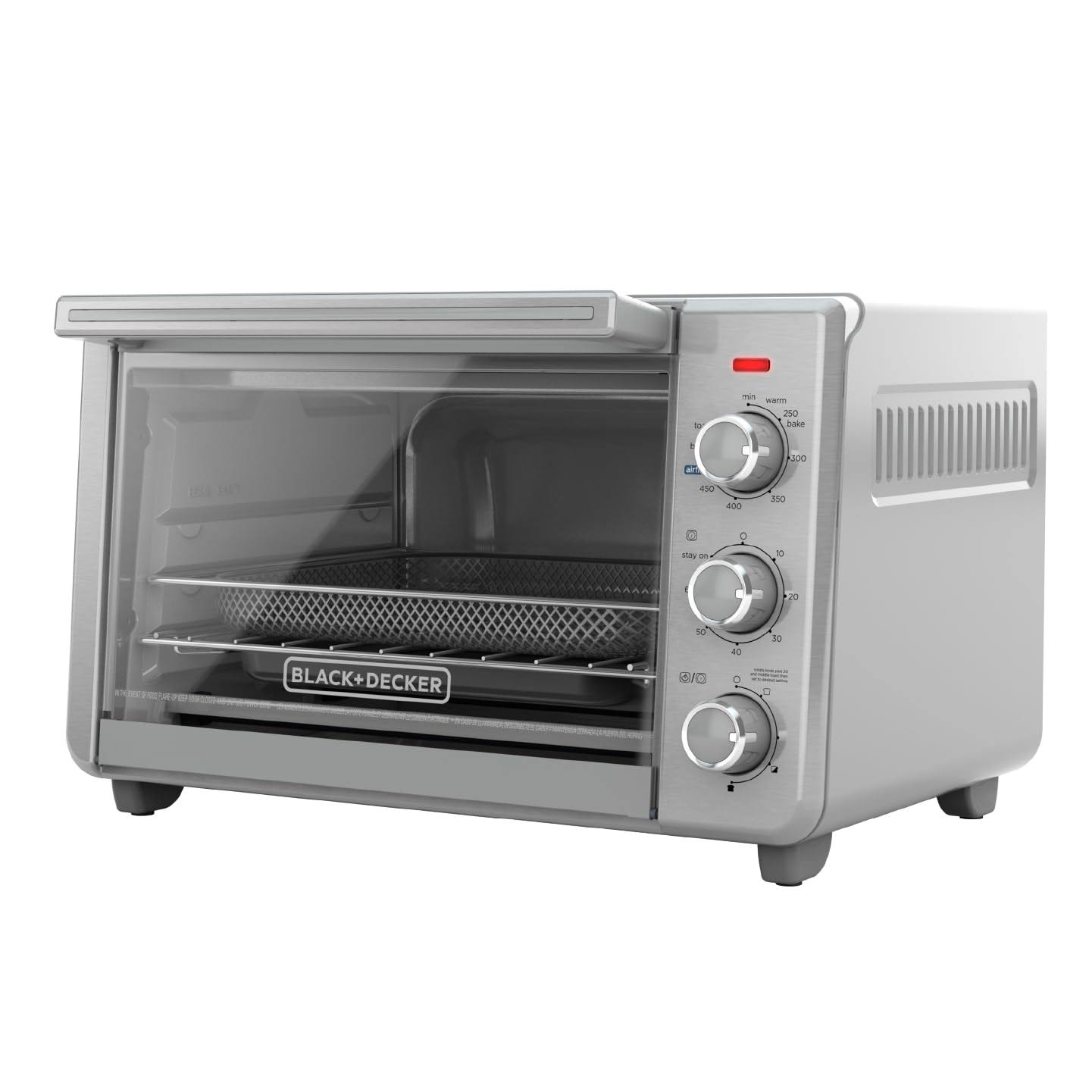Black+decker Crisp &n Bake Air Fry Toaster Oven, TO3217SS