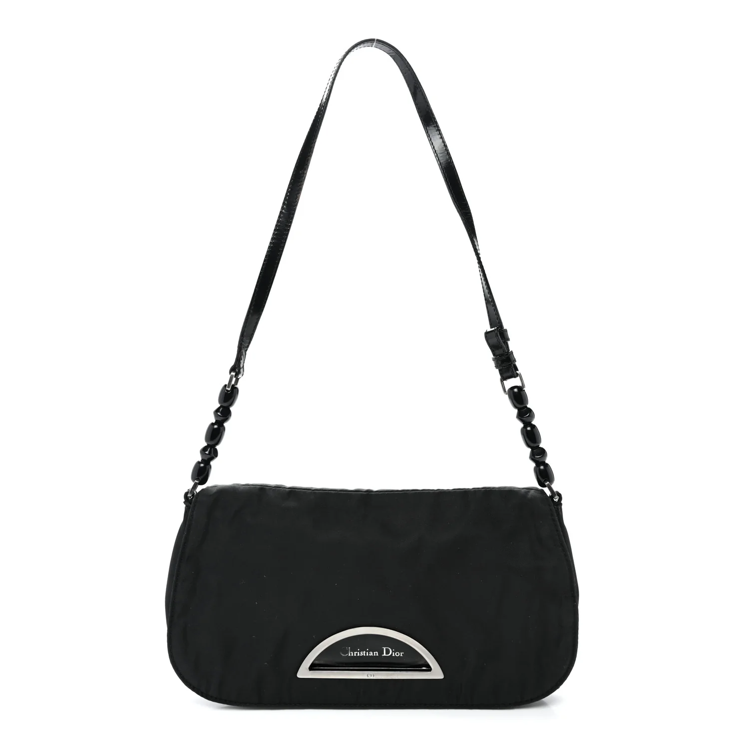 Nylon Malice Shoulder Bag Black