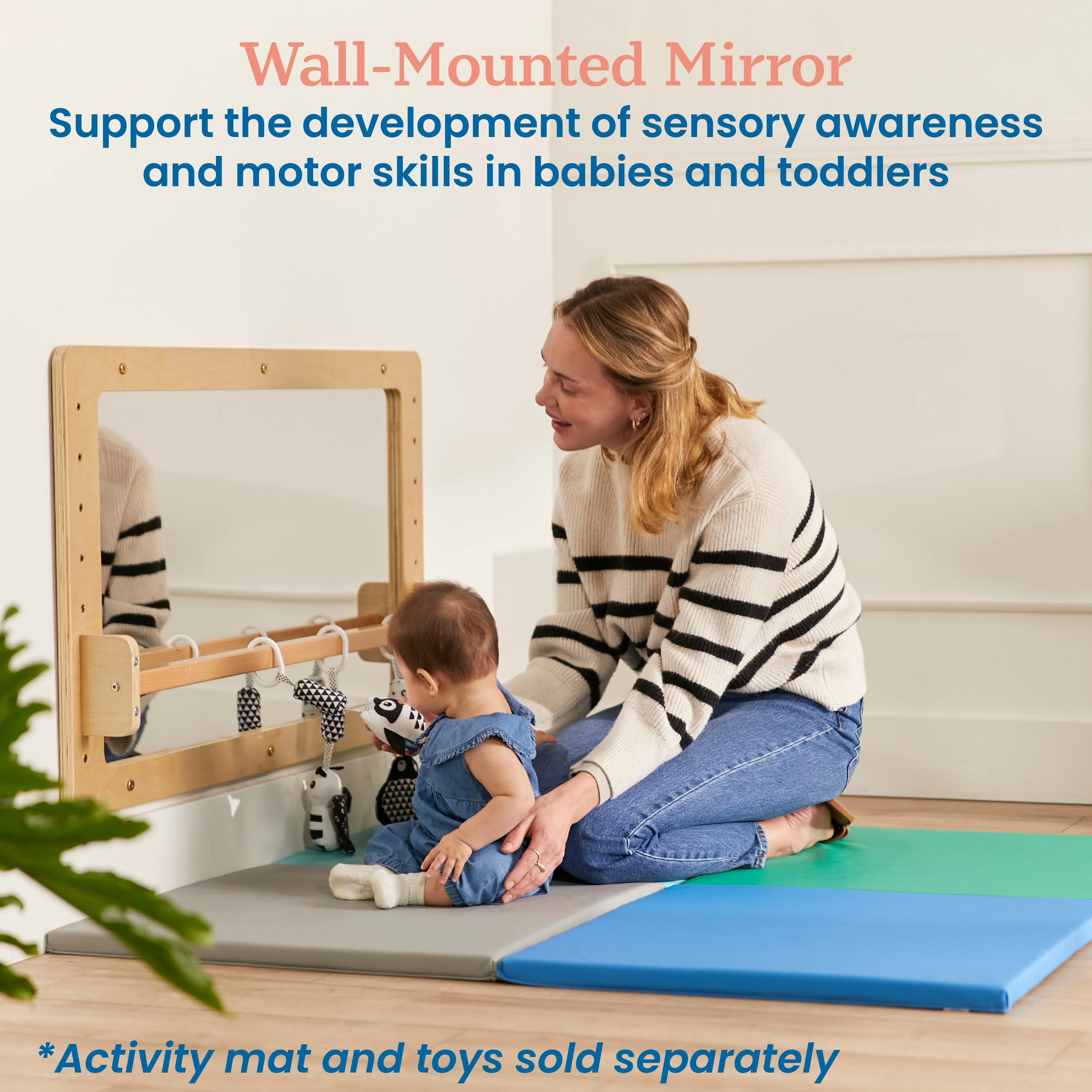 Wall-Mounted Coordination Mirror, Natural(Natural) - Image 4