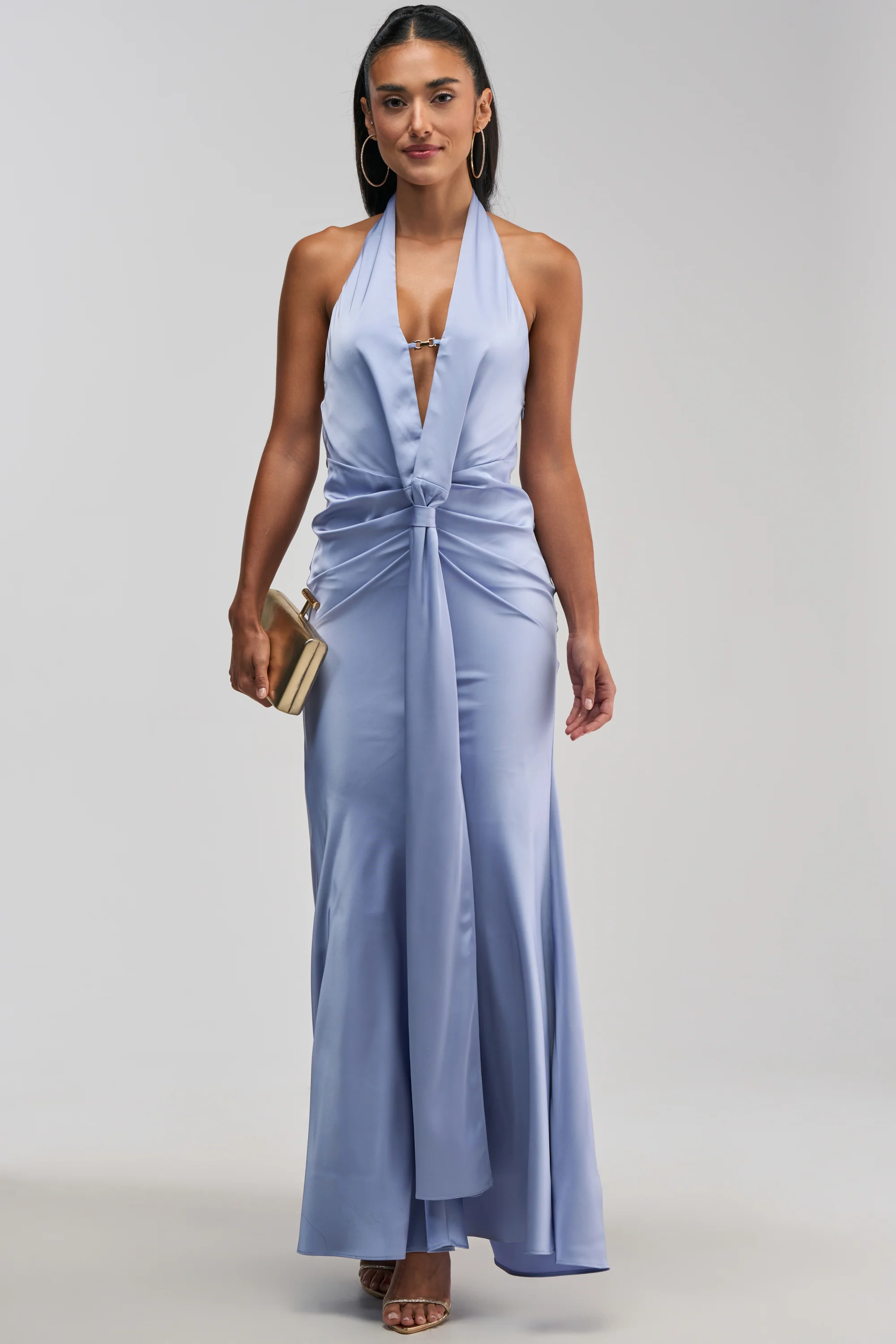 HEARTBREAKER SATIN MAXI DRESS - Akira Store