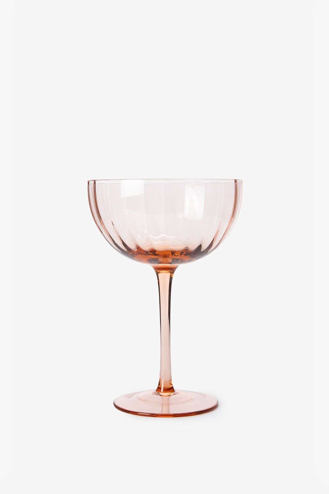 Lichtbruine champagneglazen scallop