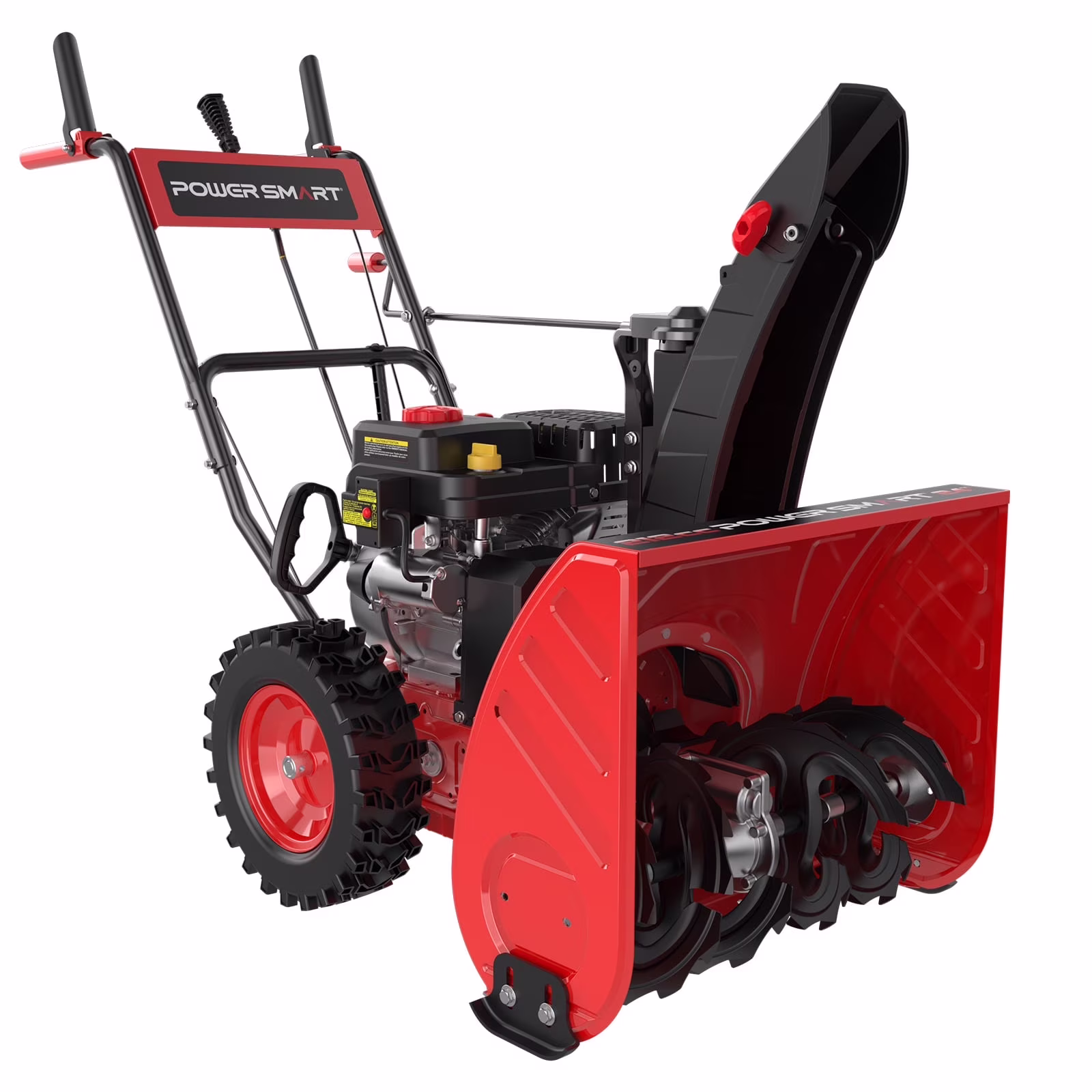 Brand New Self-Propelled Gas Snow Blower, 212cc 24 in. Two-Stage with 120V Electric Start and LED Headlight
