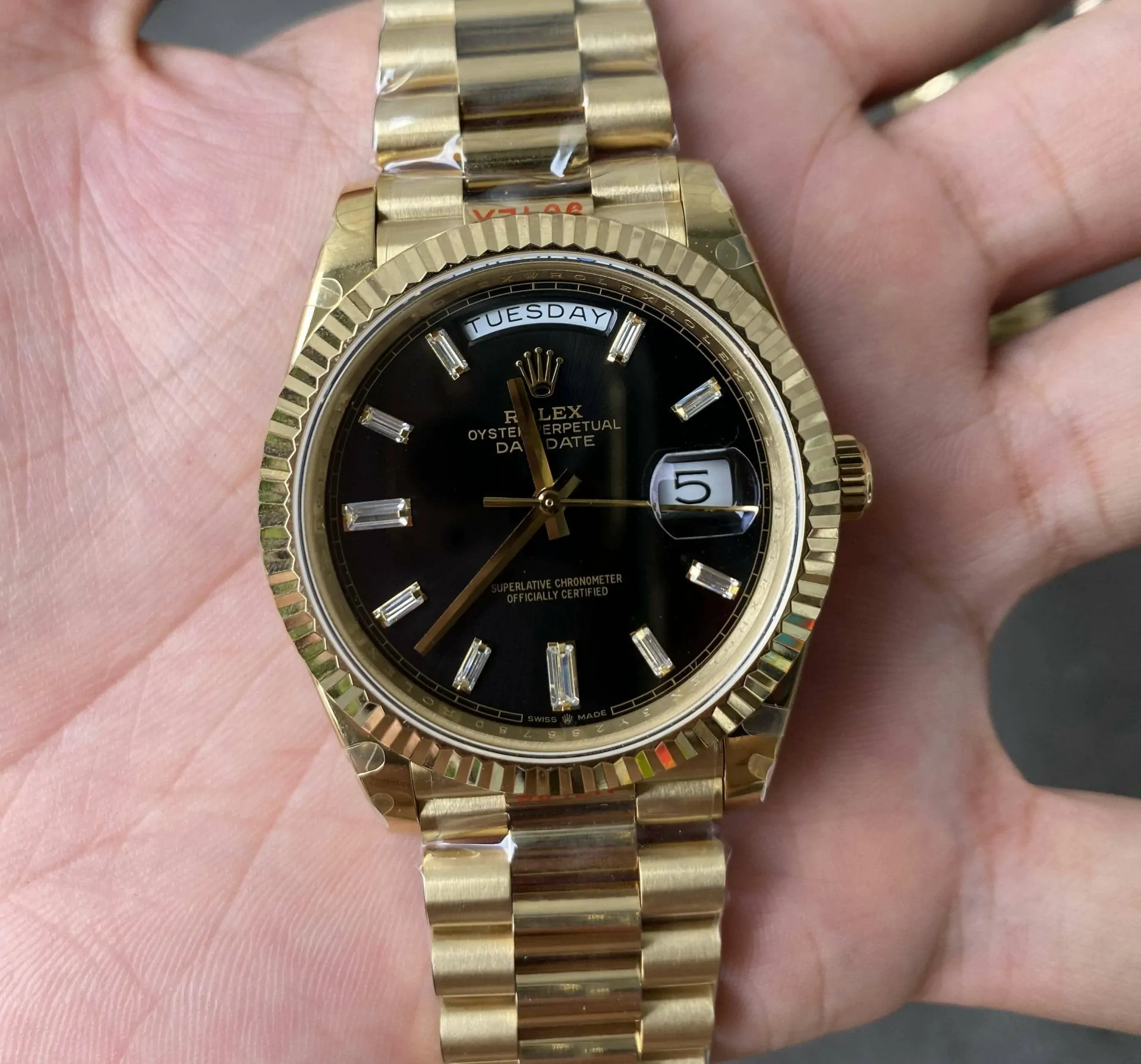 Rolex Day Date M228238-0004 GM Factory V2 904L Stainless Steel Strap