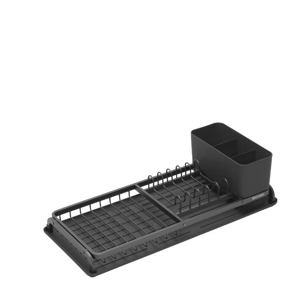 SinkSide kompakt oppvaskstativ 12,5x20x46,3 cm svart