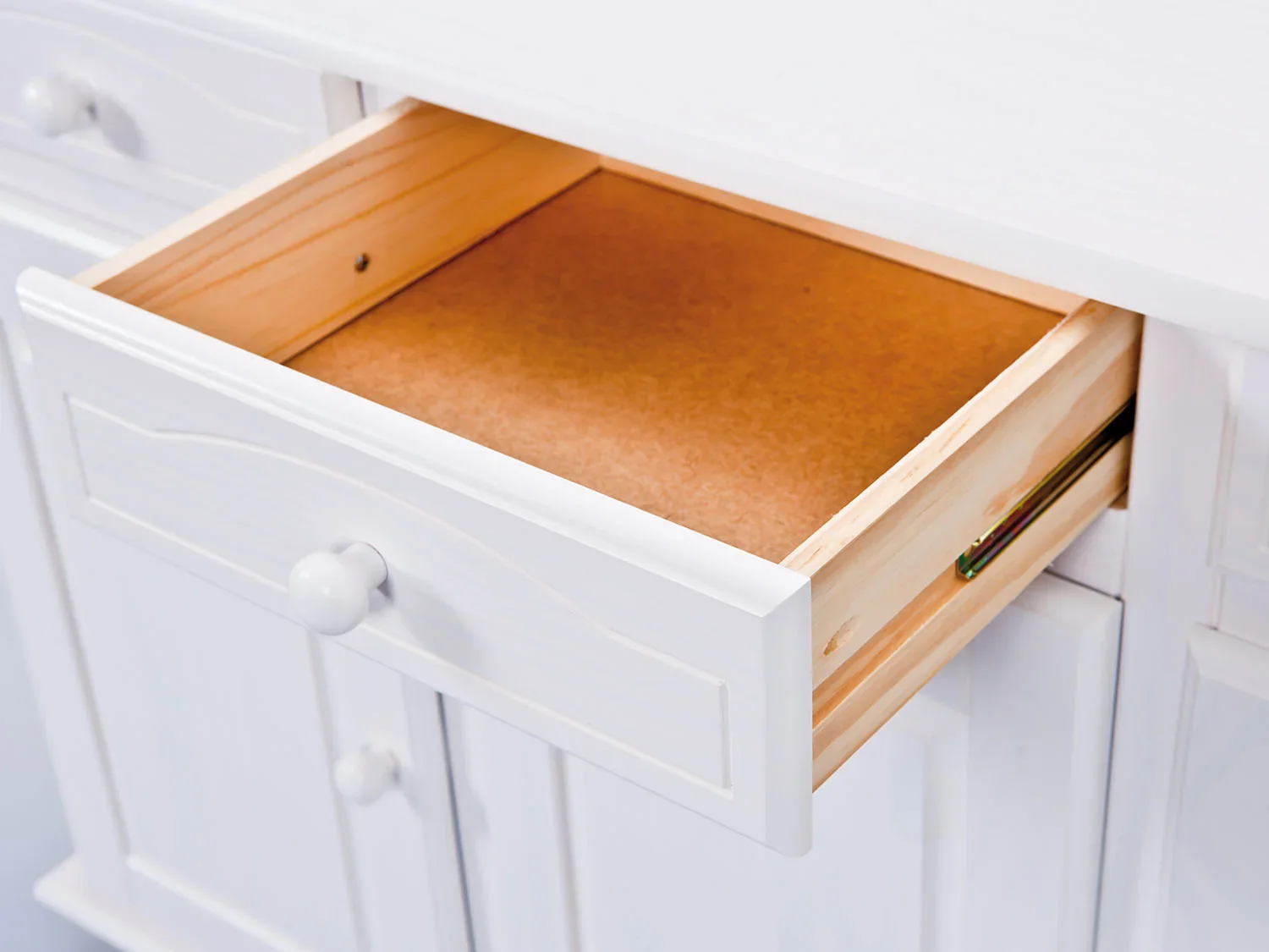 Inter Link Commode de style campagnard en bois massif