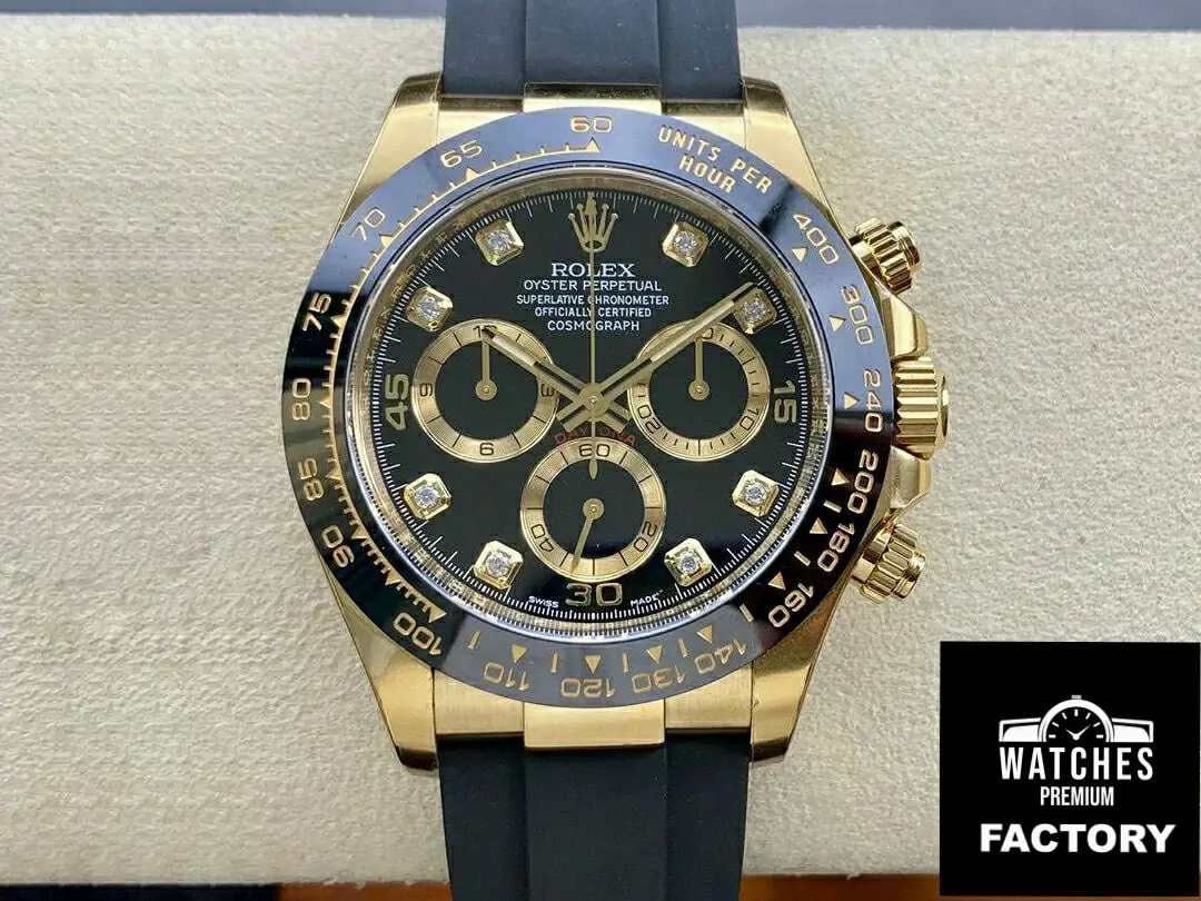 Rolex Cosmograph Daytona M116518ln-0078 Clean Factory Rubber Strap