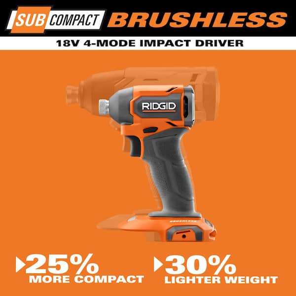 18V SubCompact Brushless 2-Tool Combo Kit with Drill/Driver, Impact Driver, (2) 2.0 Ah Batteries, Charger, and Tool Bag - Image 8