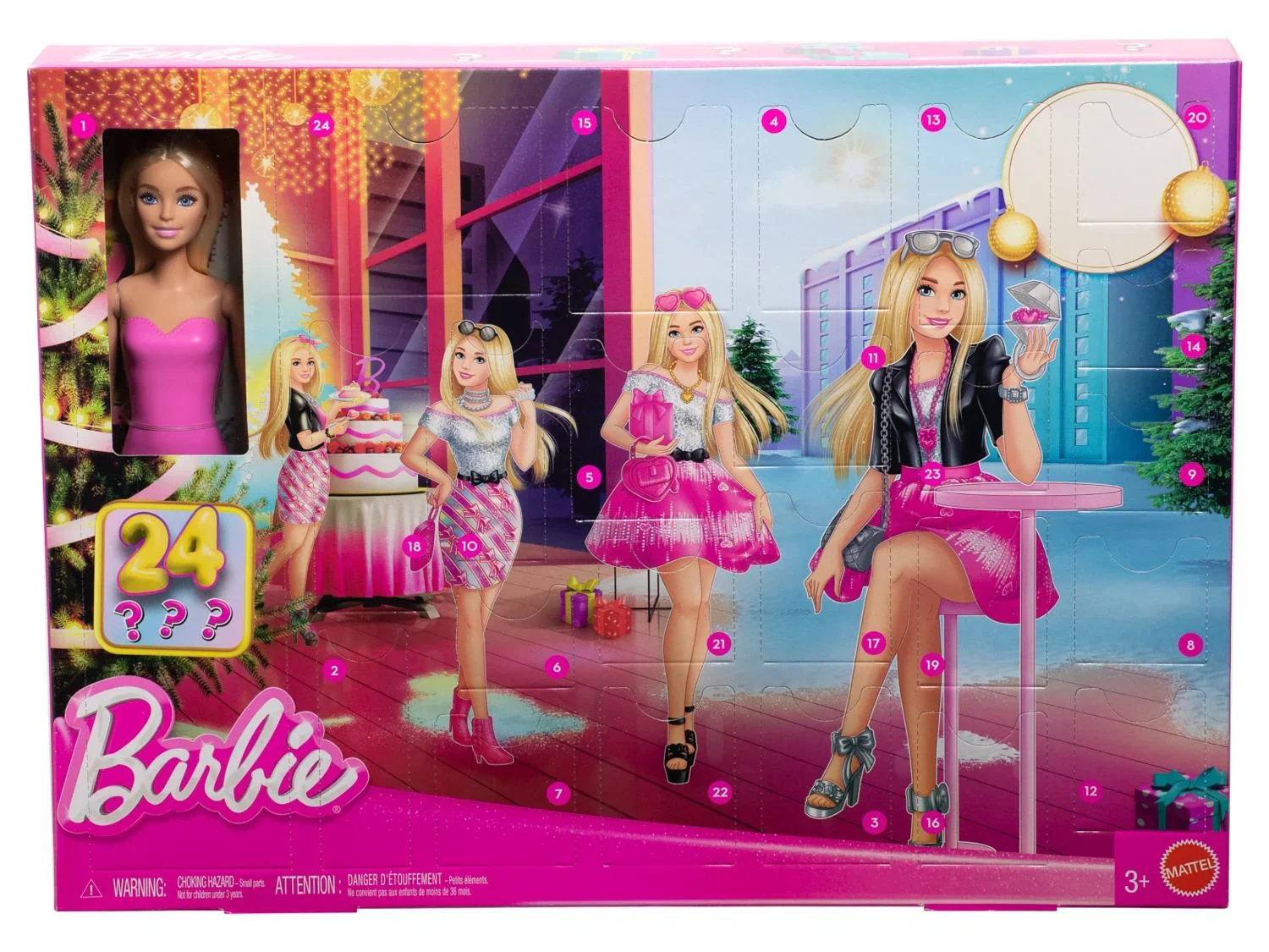 Calendrier de lAvent Barbie ou Hot Wheels