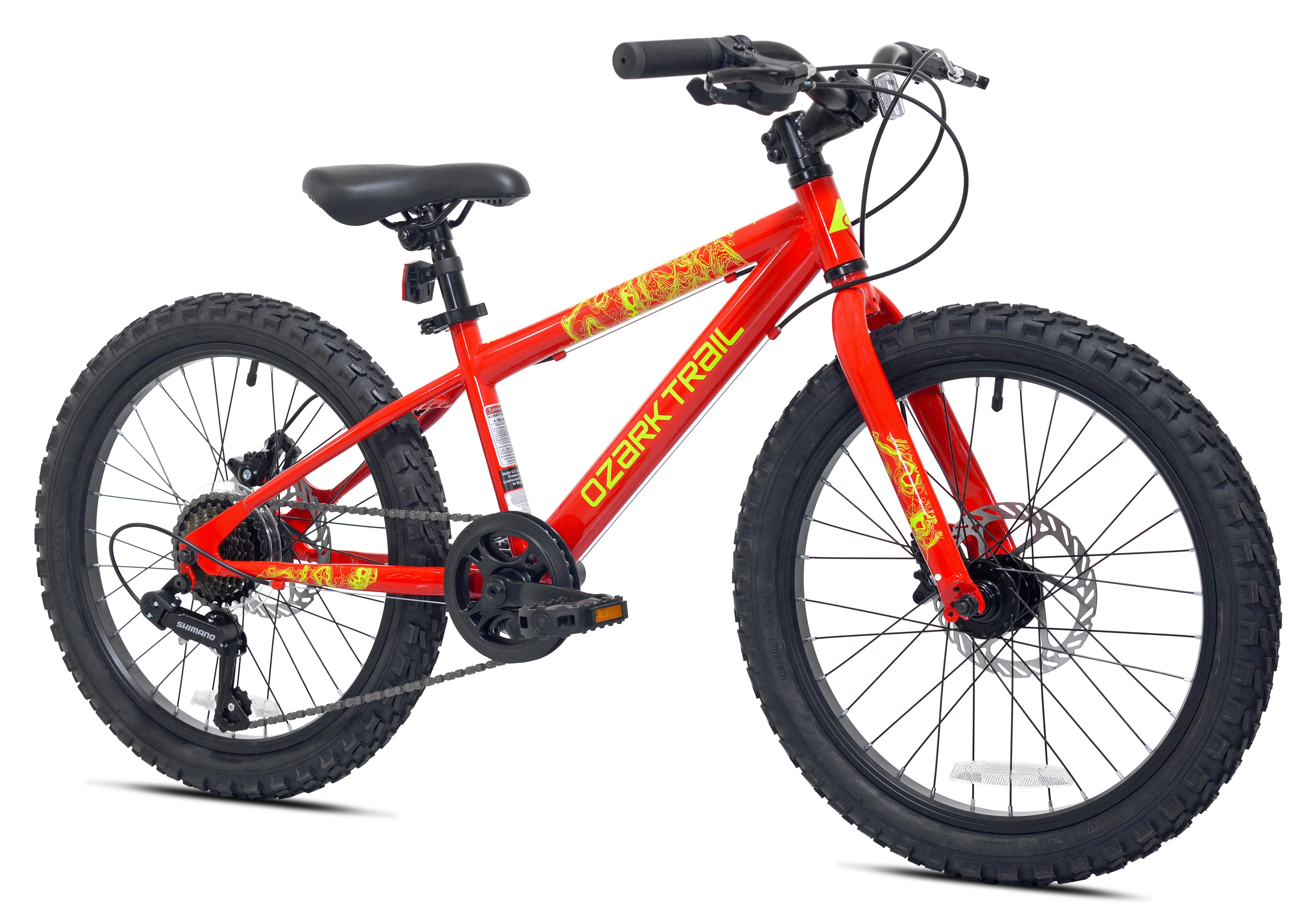 20" Vibe Mountain Bike, 7 Speed, Fits Rider 3'11"-4'4", Red, Child/Tween/Teen, Unisex - Image 2