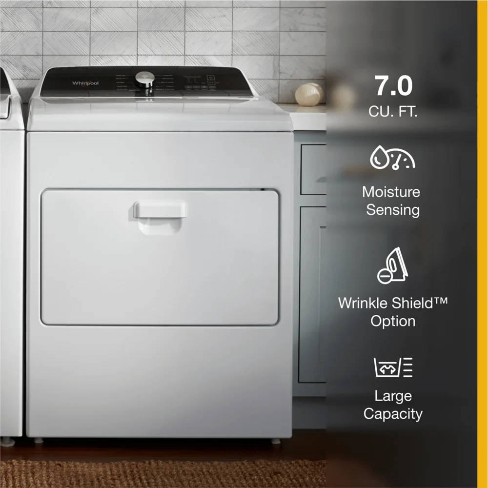 7.0 cu ft Top Load Electric Dryer - Image 3