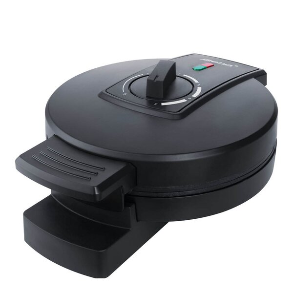 Vaffeljern XL 5 hjerter 900W 18,5 cm svart