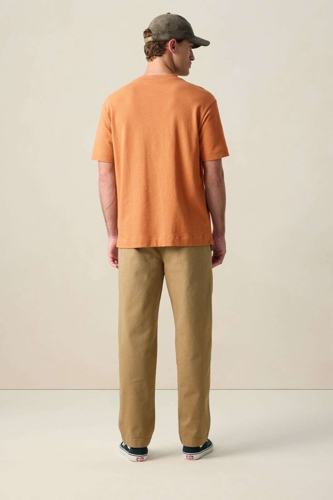 Lichtbruin boxy T-shirt