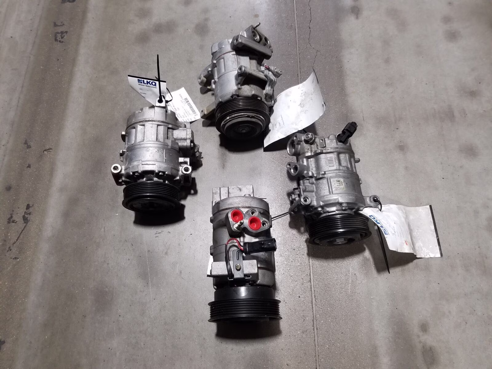 Pre-Owned 2019-2020 Audi A3 2.0L AC Compressor 10 Miles OEM LKQ - Verify Specific Vehicle Fitment In Description - (Good)
