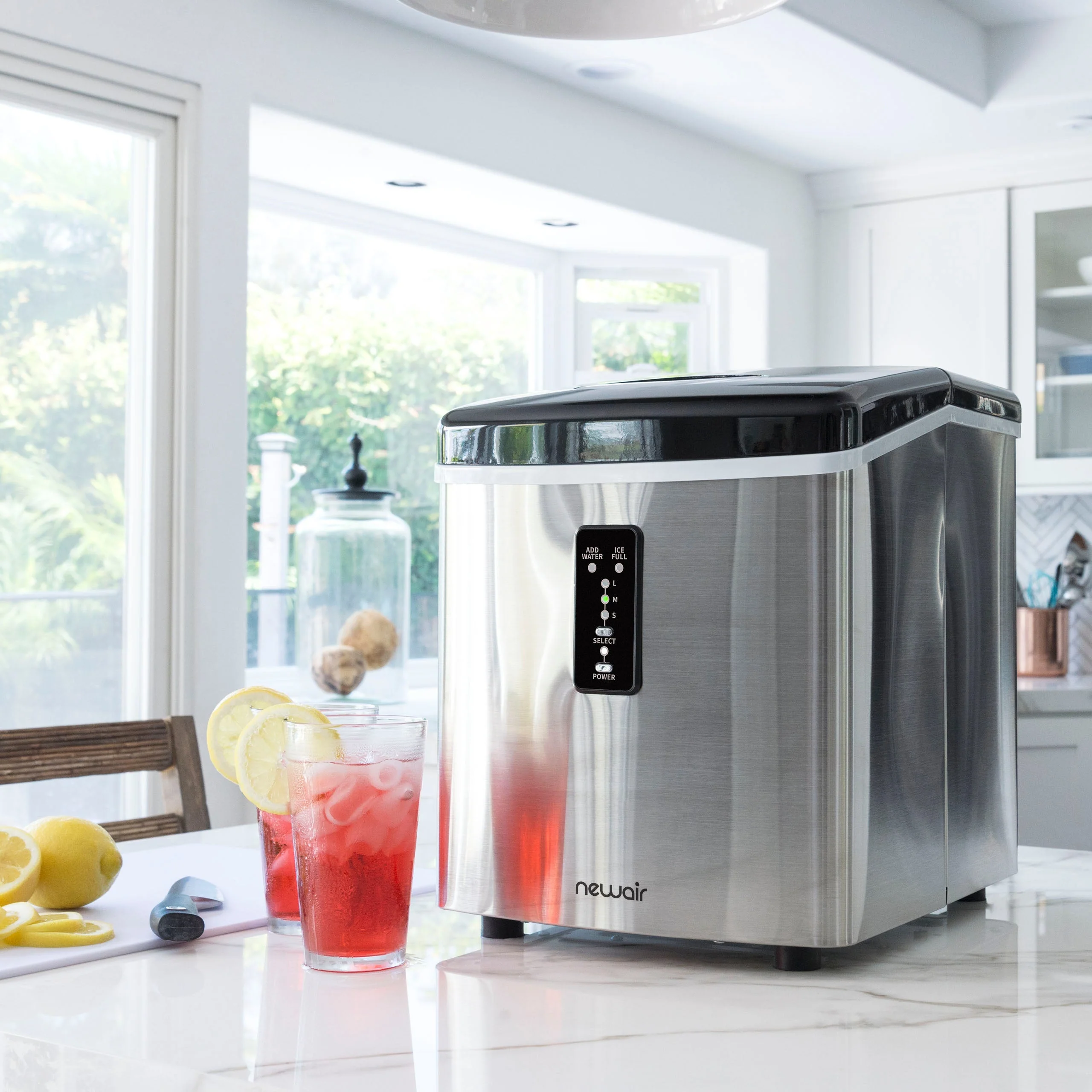 Newair Countertop Ice Maker, Bullet Ice