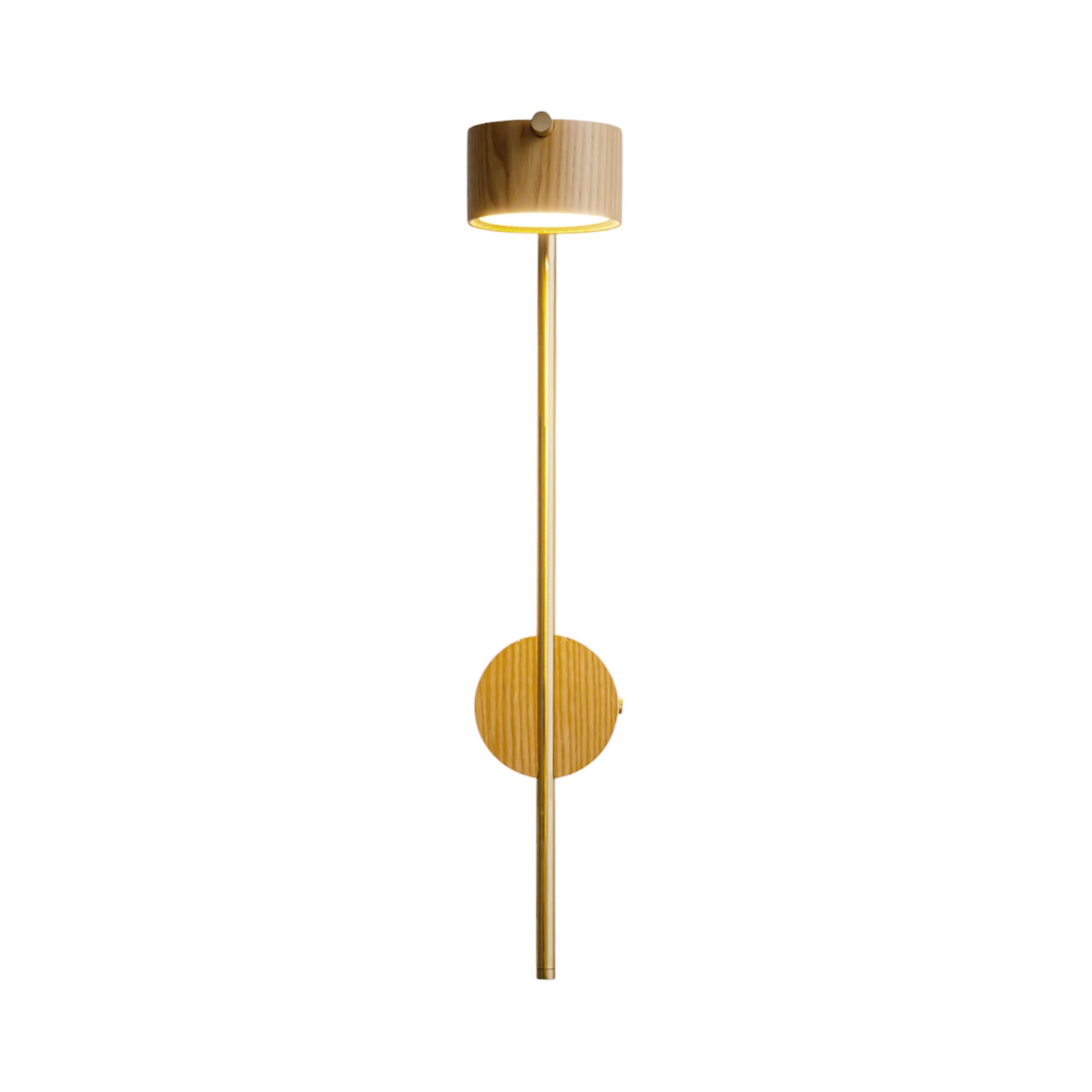 Morten Wooden Wall Light 20x55cm
