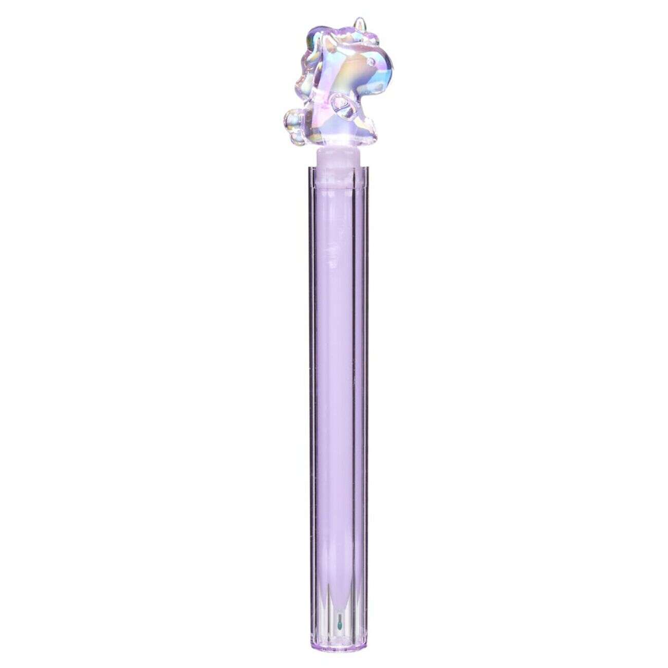 Stylo bille kawaii licorne violet pastel L14,5cm