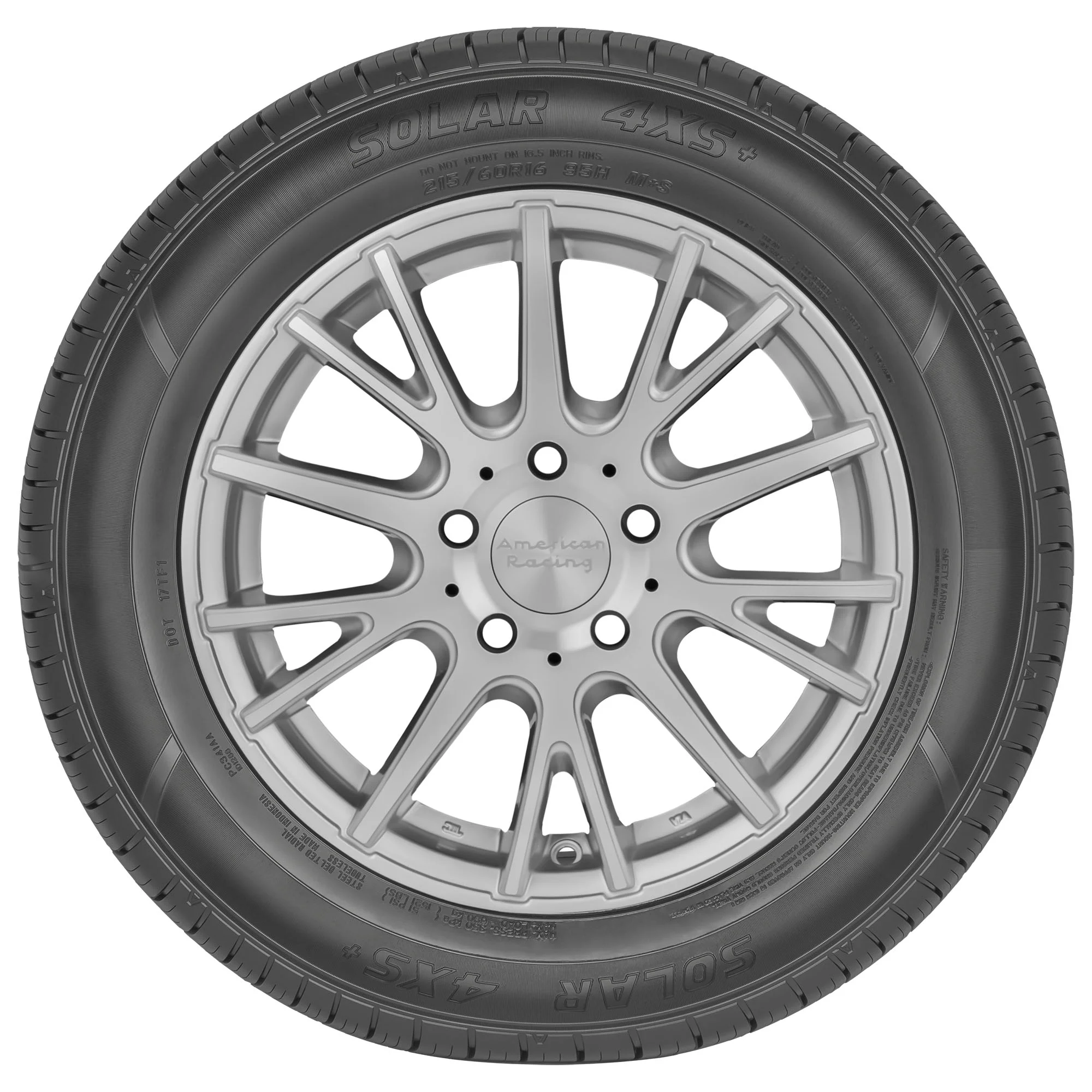 Solar 4XS + All-Season 215/55R17 94V Passenger Tire