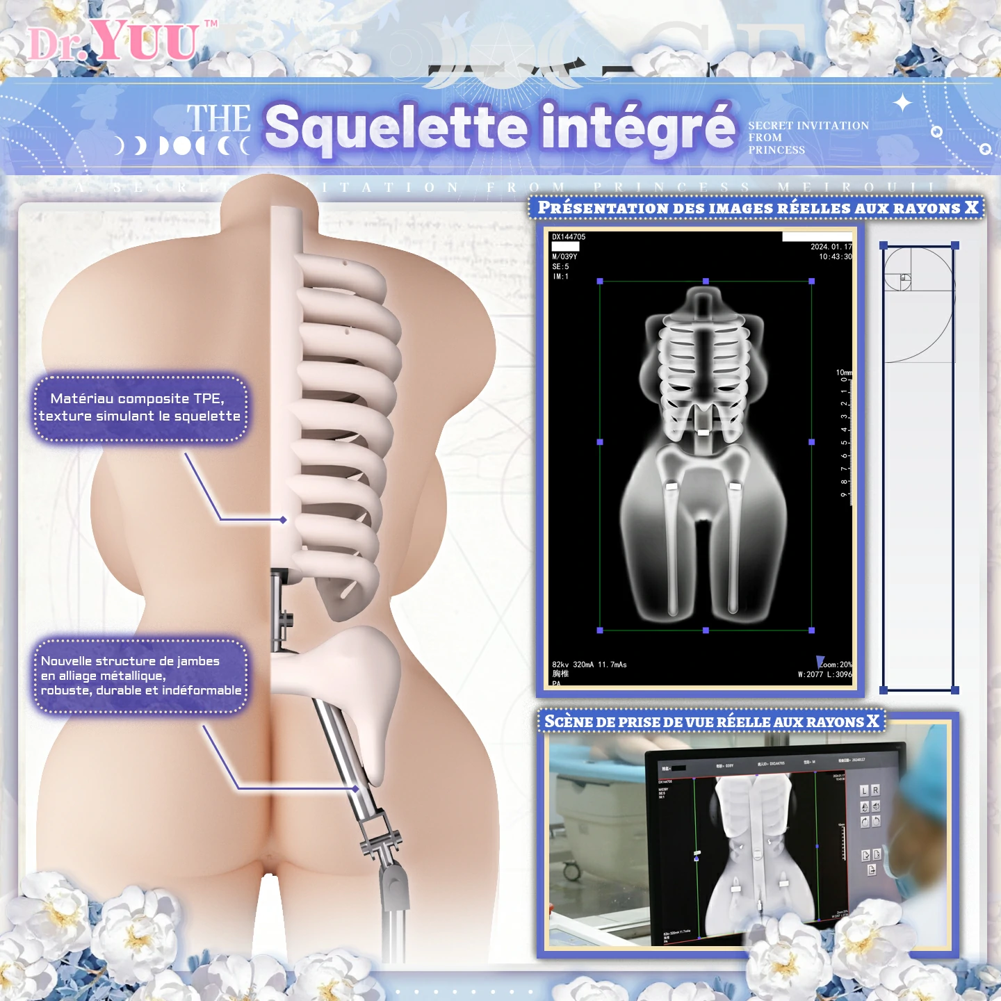 Matériau TPE Soft max sans huile, ne nécessitant aucune poudre.