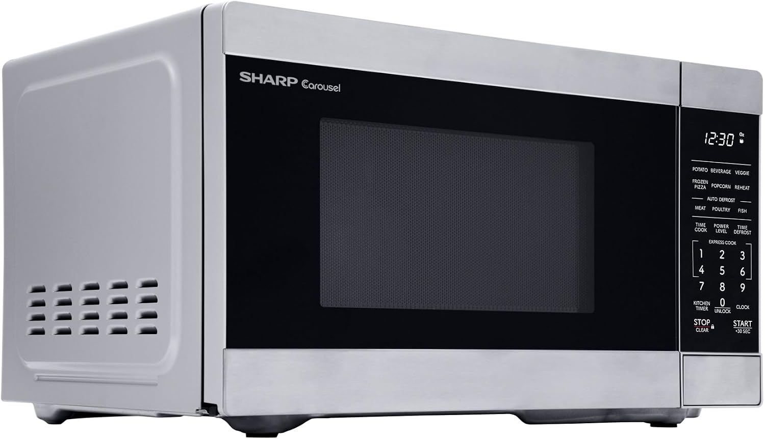 Sharp SMC0962KS 0.9 cu900W Stainless Steel Countertop Microwave Oven