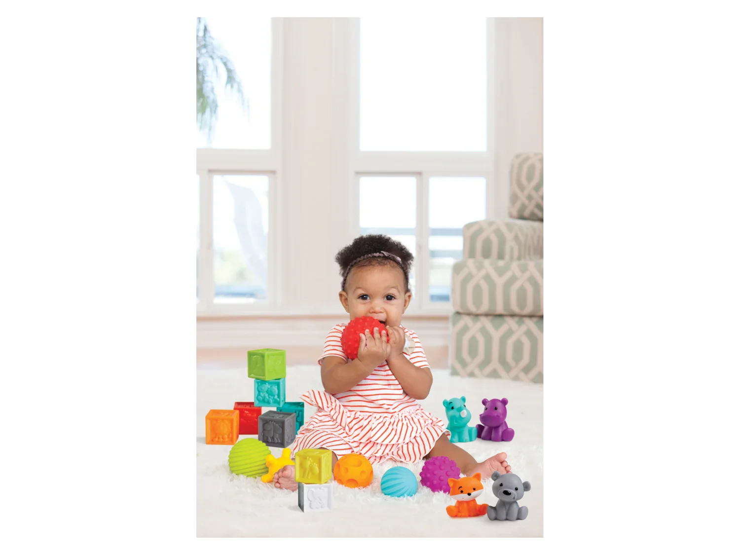 Infantino Coffret de jeux d'apprentissage pour bb