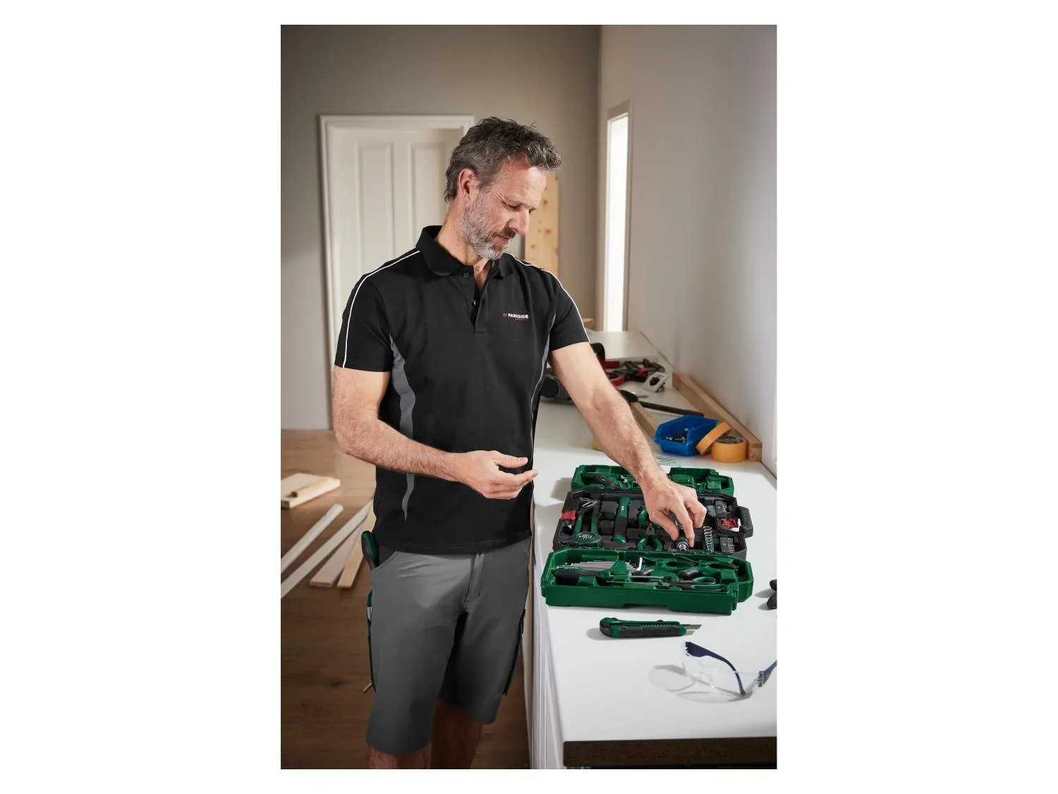 PARKSIDE Mallette d'outils, 80 pices