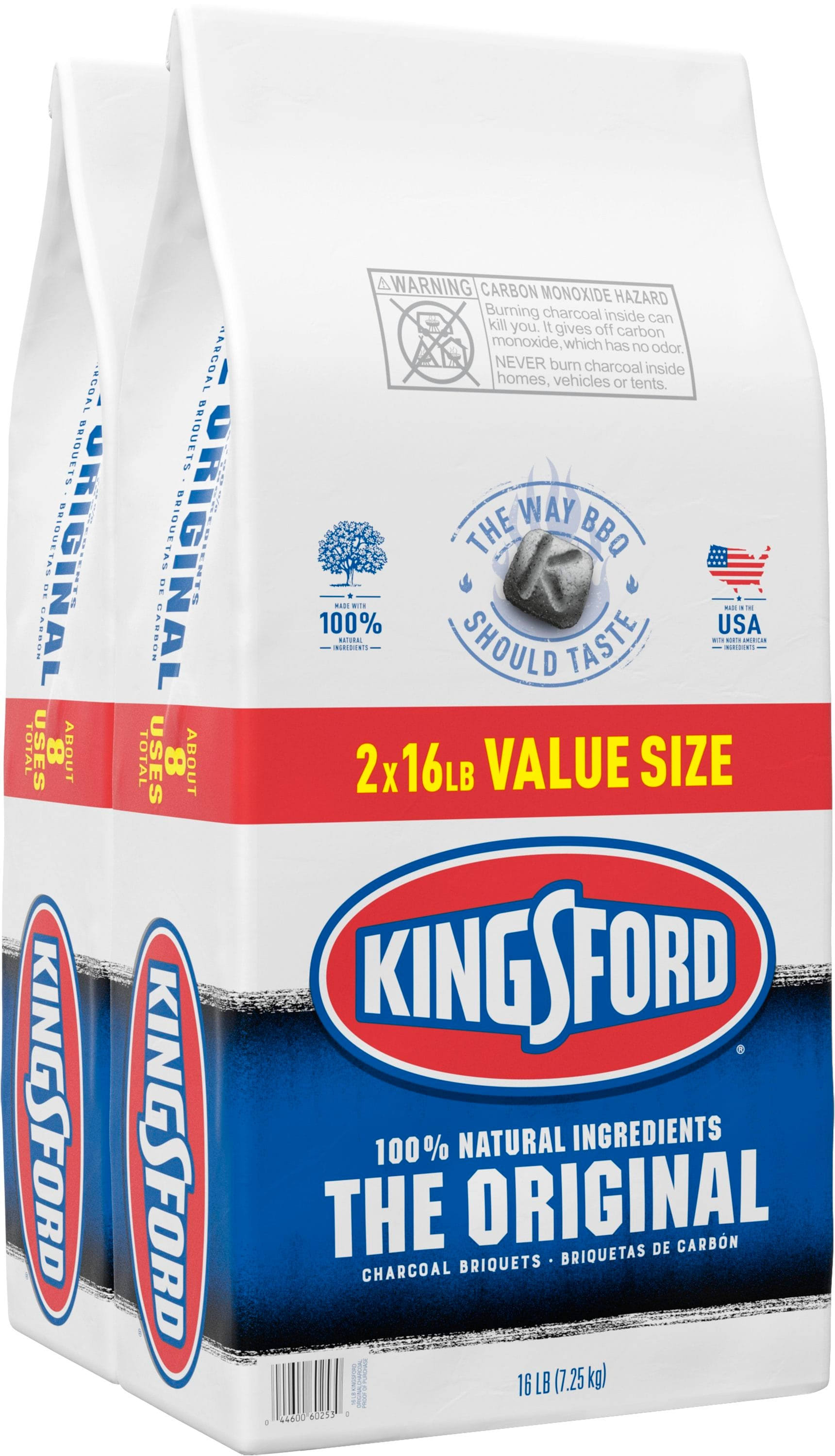 Kingsford Original Charcoal Briquettes, 16 lb (2 Pack)