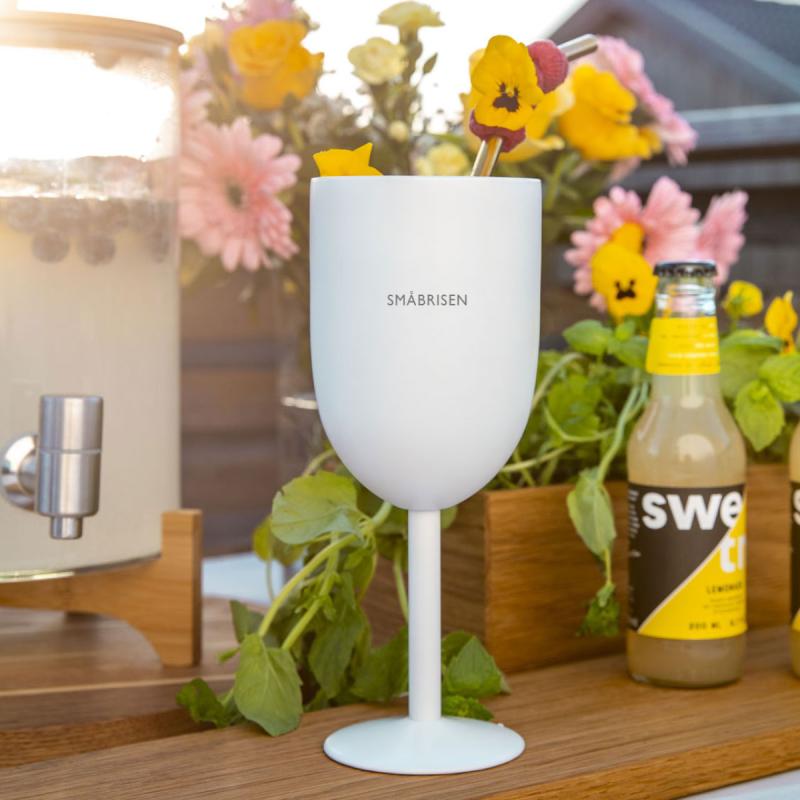 Vinglass termo SMÅBRISEN 40 cl hvit