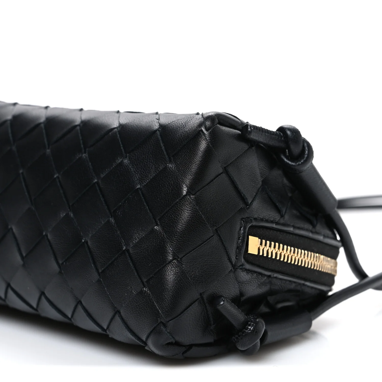 Nappa Intrecciato Concert Pouch Black