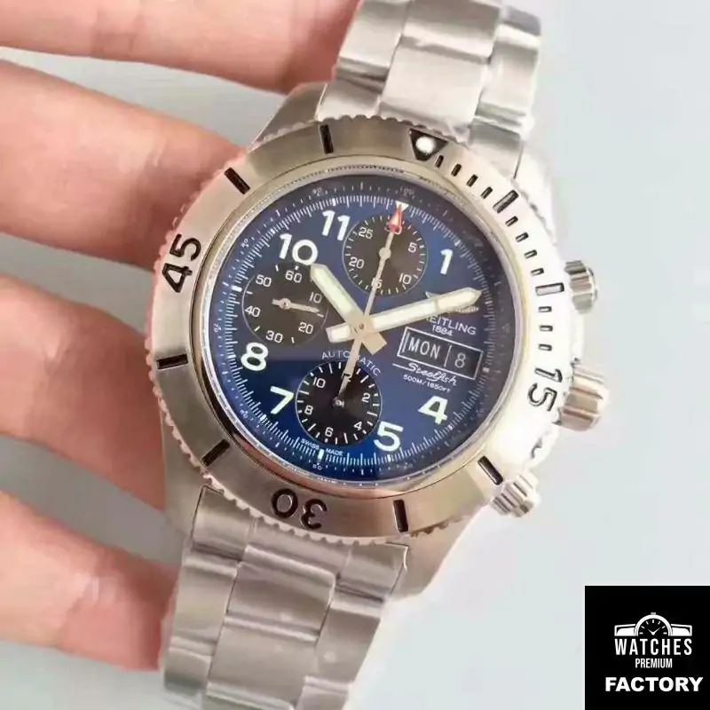 Breitling Superocean Chronograph Steelfish A13341C3 / C893 / 227X / A20BASA.1 Blue Dial