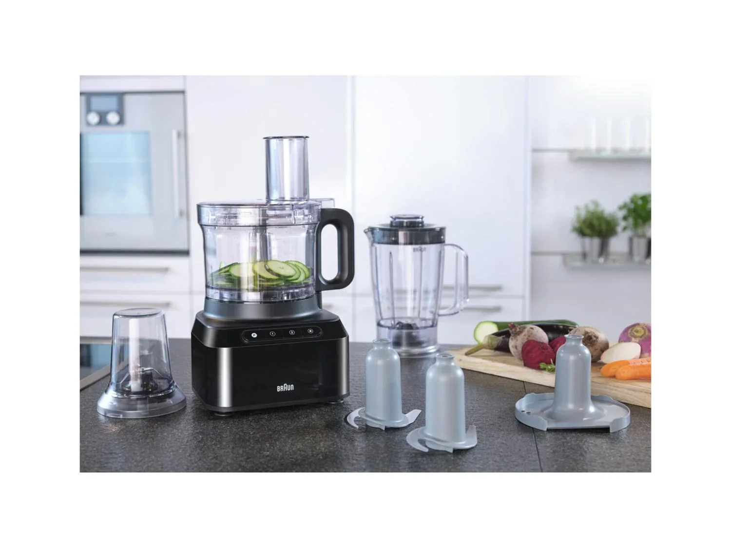 BRAUN Robot multifonction FP3132BK, 800W