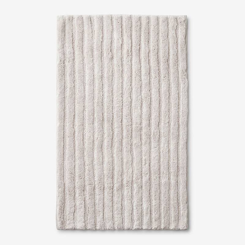 The Company Store Green Earth Quick Dry Linen 21 in. x 34 in. Solid Cotton Bath Rug