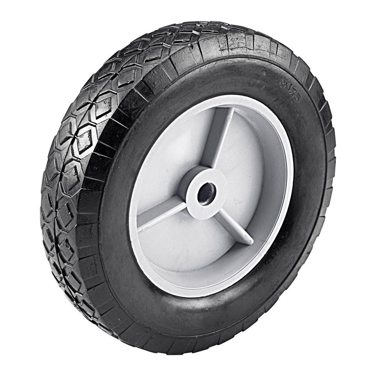 8 in. Solid Rubber Tire with PVC Hub 63014