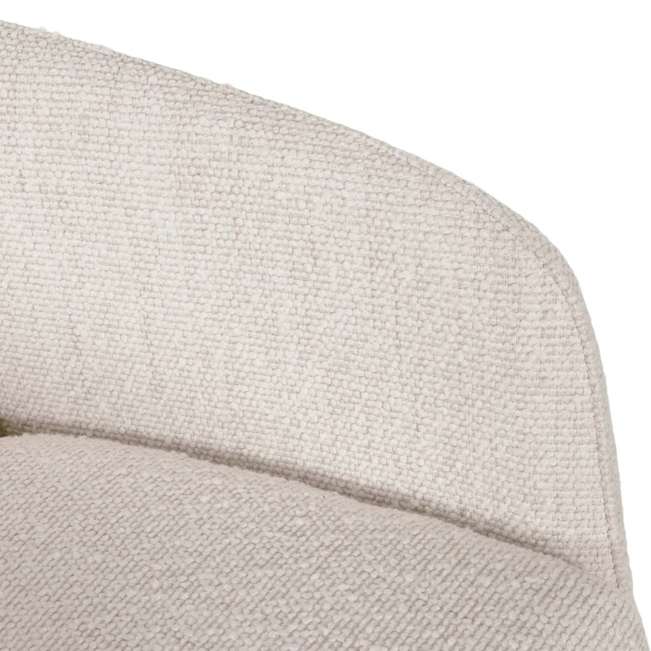 Better Homes & Gardens Juliet Office Chair, Ivory Boucle and Matte Black