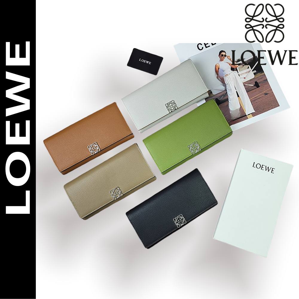 LOEWE【ロエベ】ロングウォレット 5色展開 上品な組み合わせ