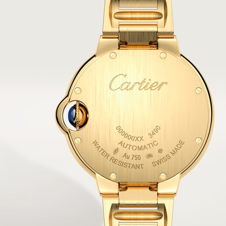 [Super Clone]BALLON BLEU Diamond Yellow Gold 33mm