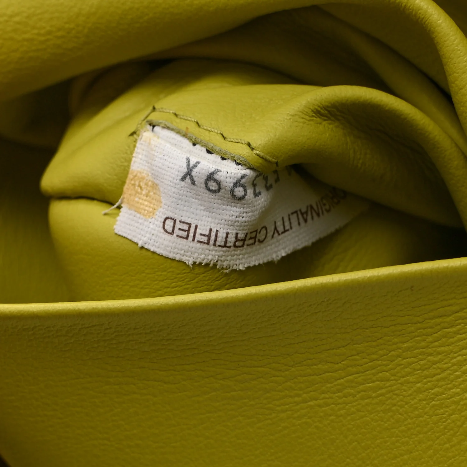 Nappa Intrecciato Clutch  Seagrass