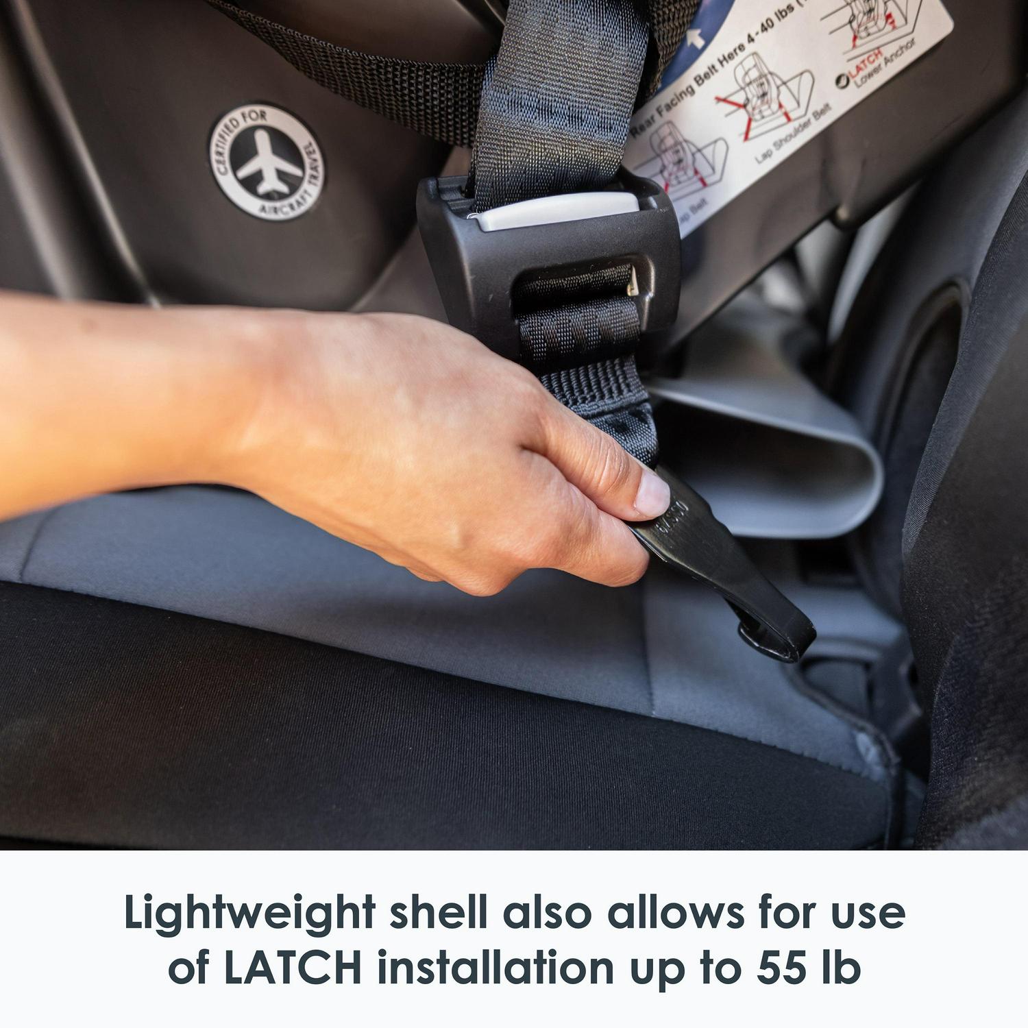 Baby Trend Trooper 3 - in - 1 Convertible Car Seat - Desert Black