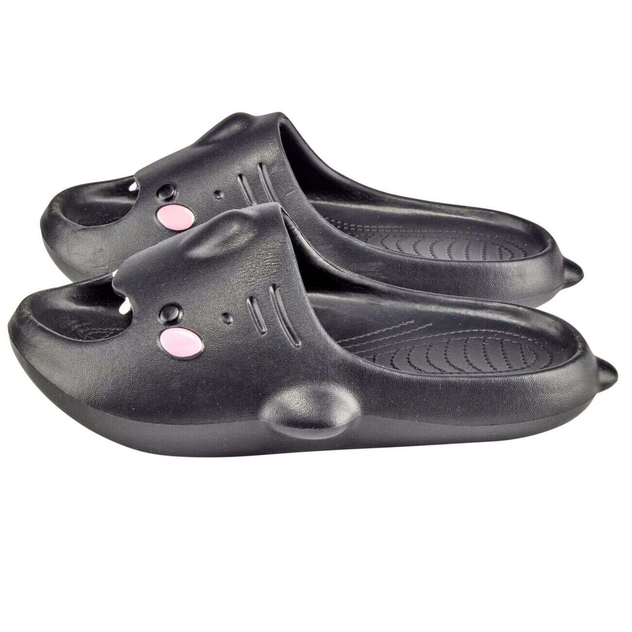 Claquettes raie manta noires 42/43