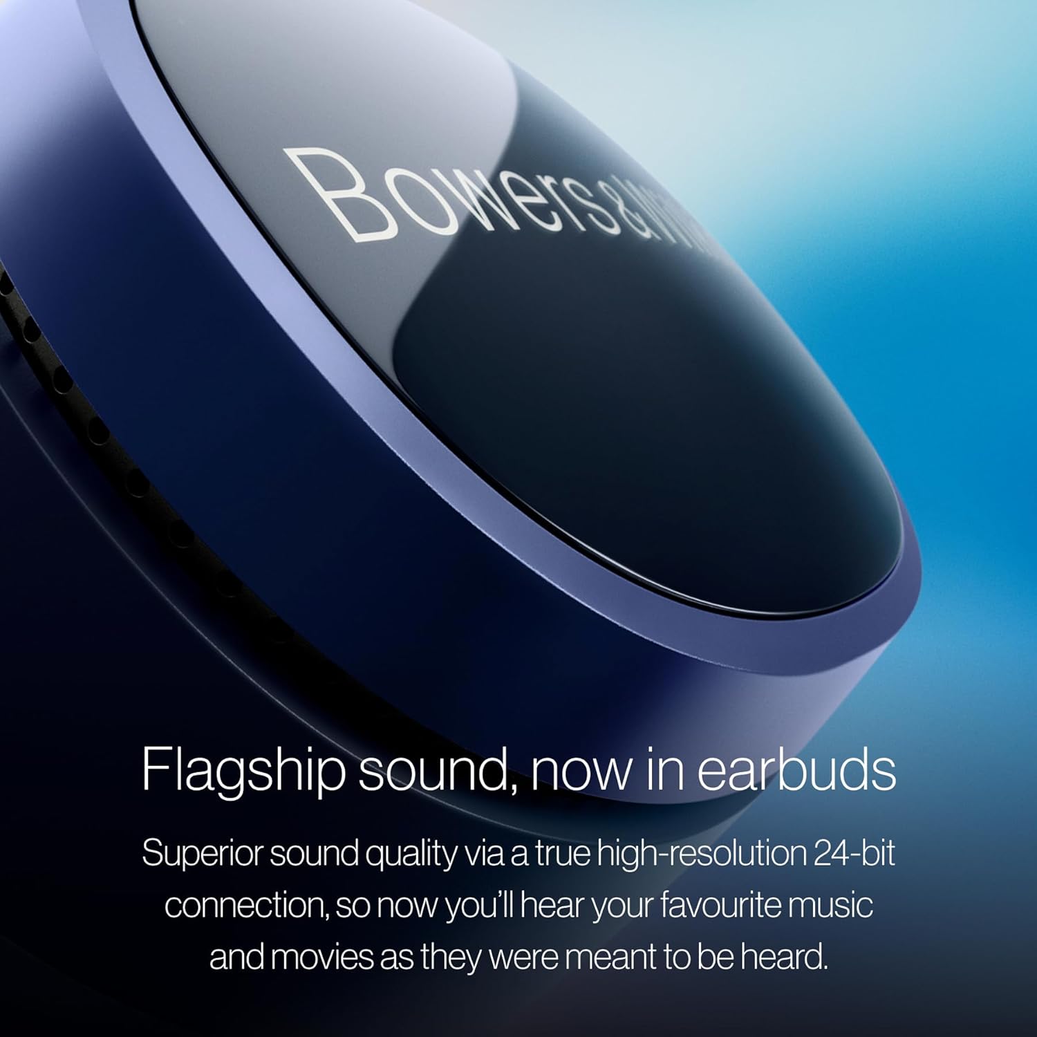 Bowers & Wilkins Pi8 Bluetooth Wireless Earbuds (Anthracite Black)  in-Ear Bluetooth Earphones with Qualcomm Chipset & aptX Lossless  Active Noise Cancelling Earbuds  3 Built-in Mics  15-Min Charging