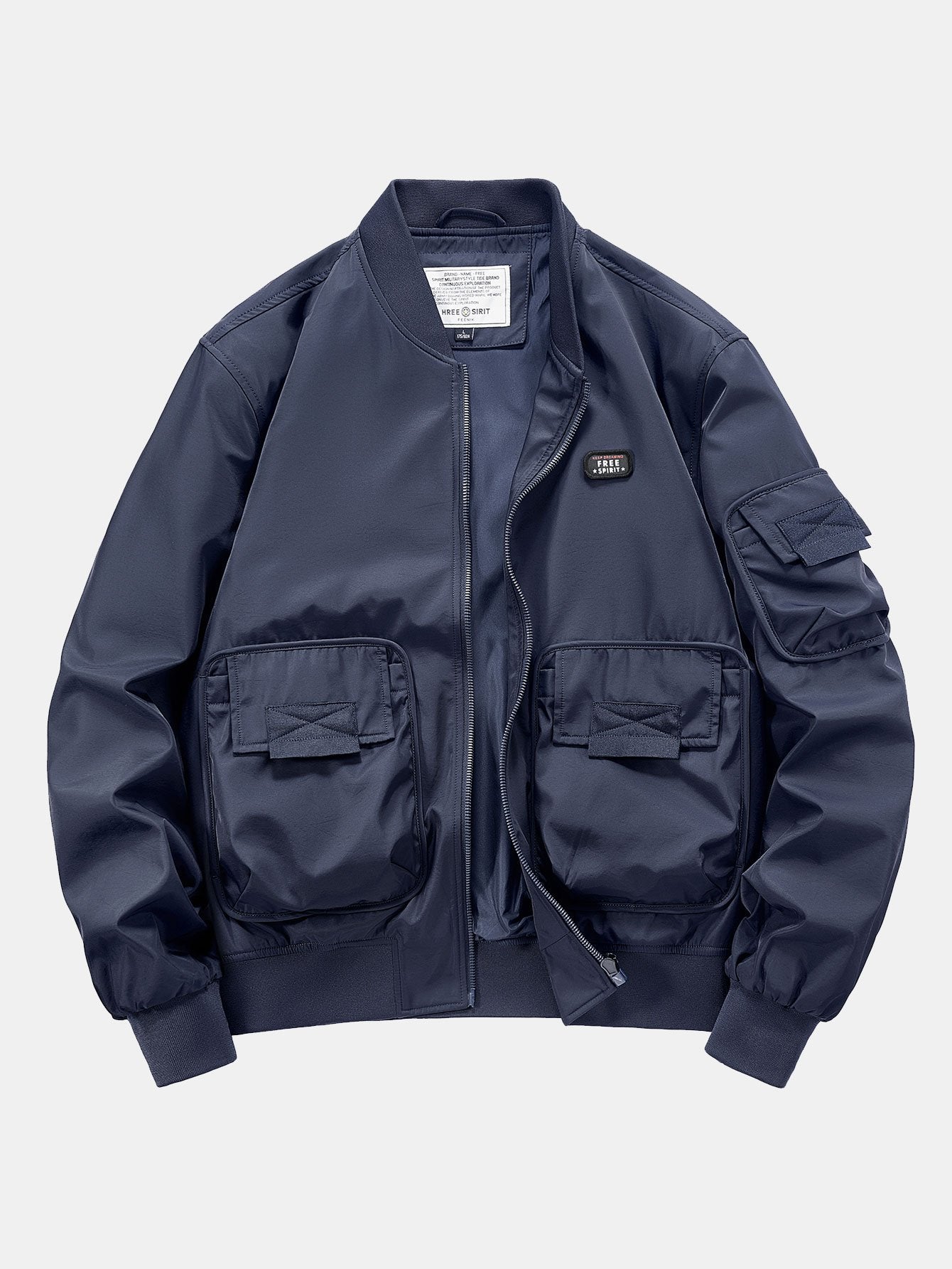blouson aviateur à poches multiples