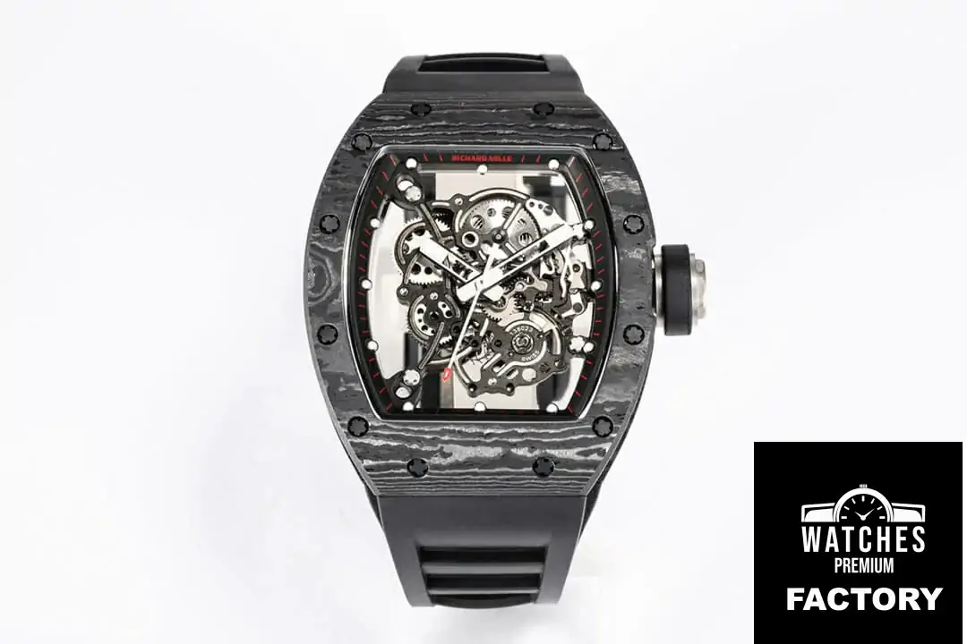 Richard Mille RM055 NTPT BBR Factory Black Carbon Fiber Case