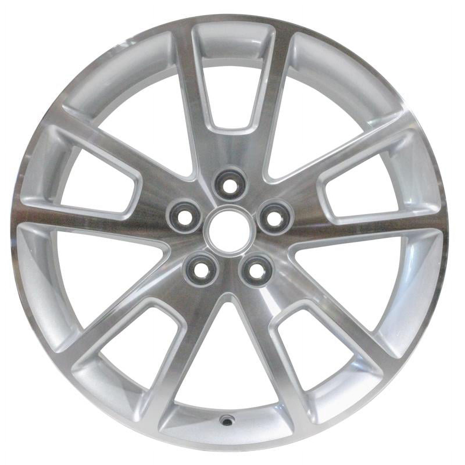 18 inch Alloy Aluminum Wheel Rim for Chevy Malibu 08-12 5 Lug Silver Painted Pockets