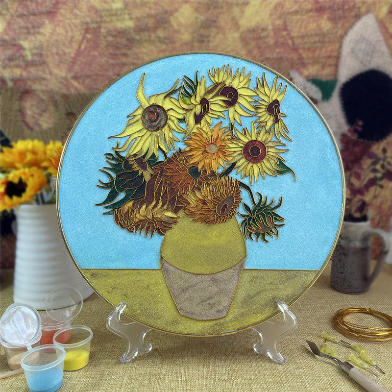 Van Gogh Beginner Cloisonné Enamel DIY Kit, with Tutorial& All Tools