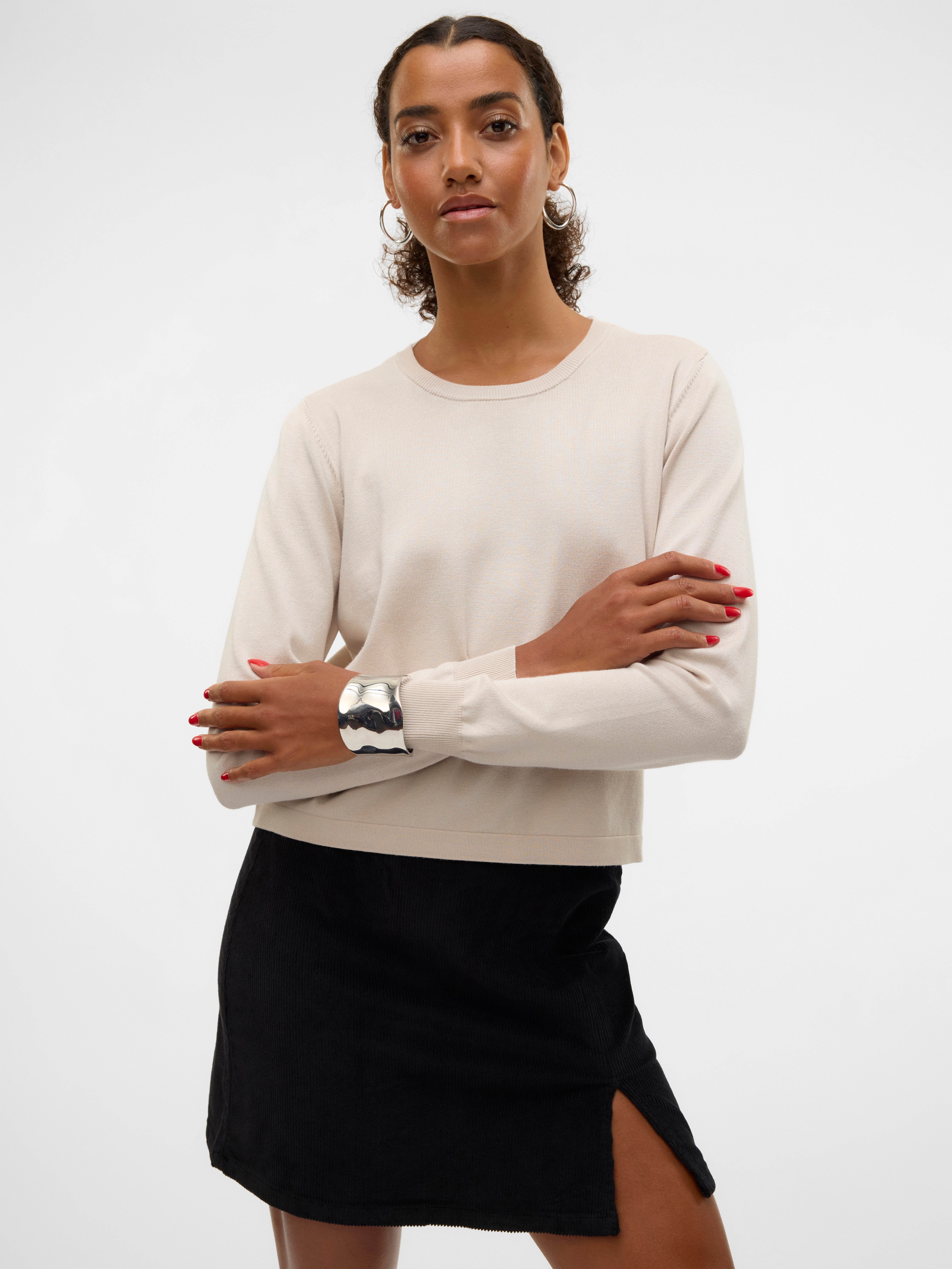 VERO MODA® VMSILJE Knitted pullover