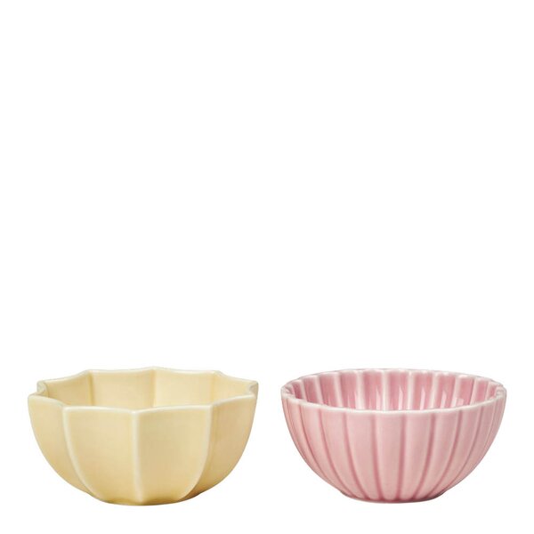 Samsurium mini skål 8,6 cm 2 stk Mimosa/Blush