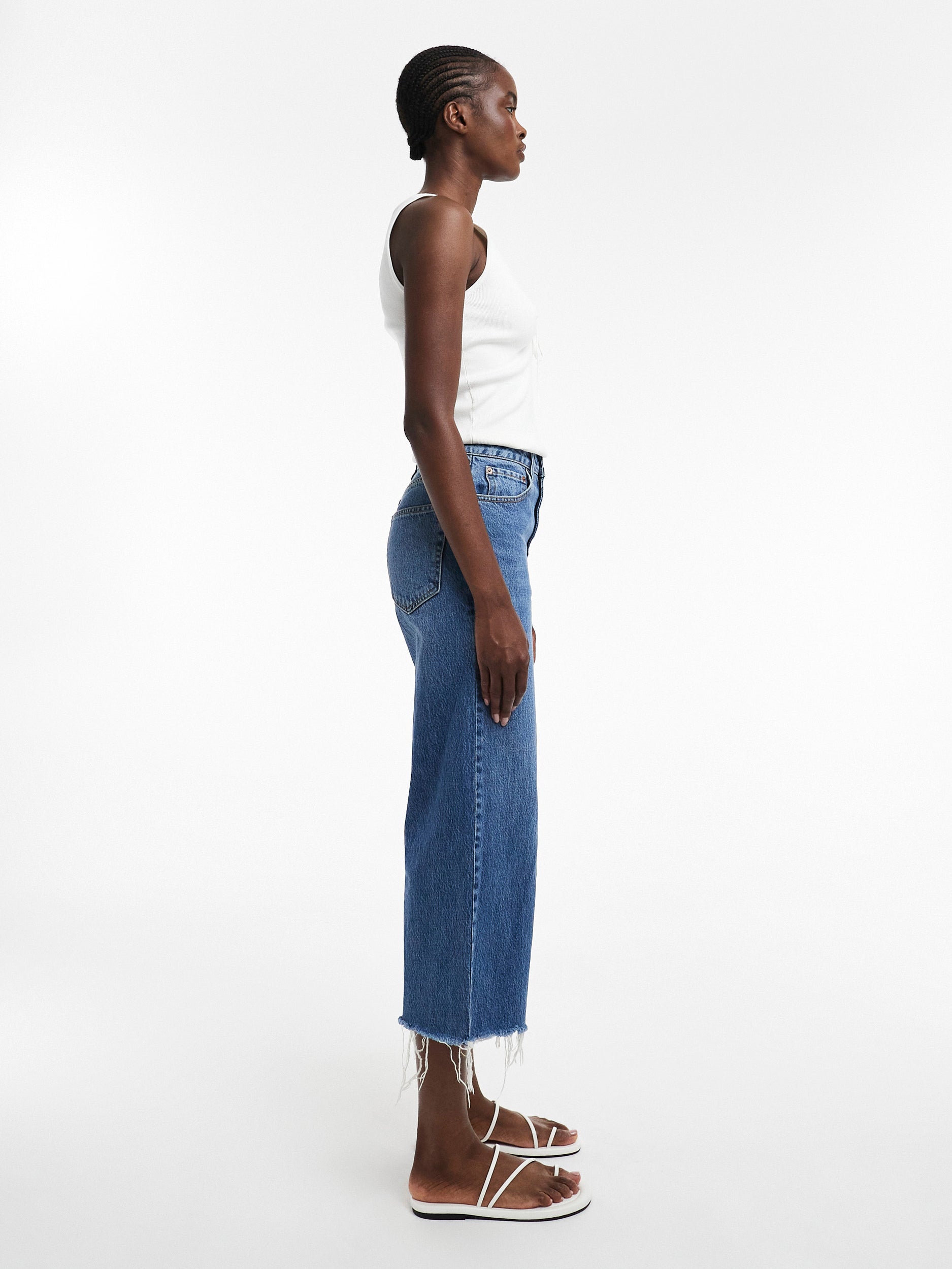 VERO MODA® TSVERA High rise Wide Fit - Cropped Jeans